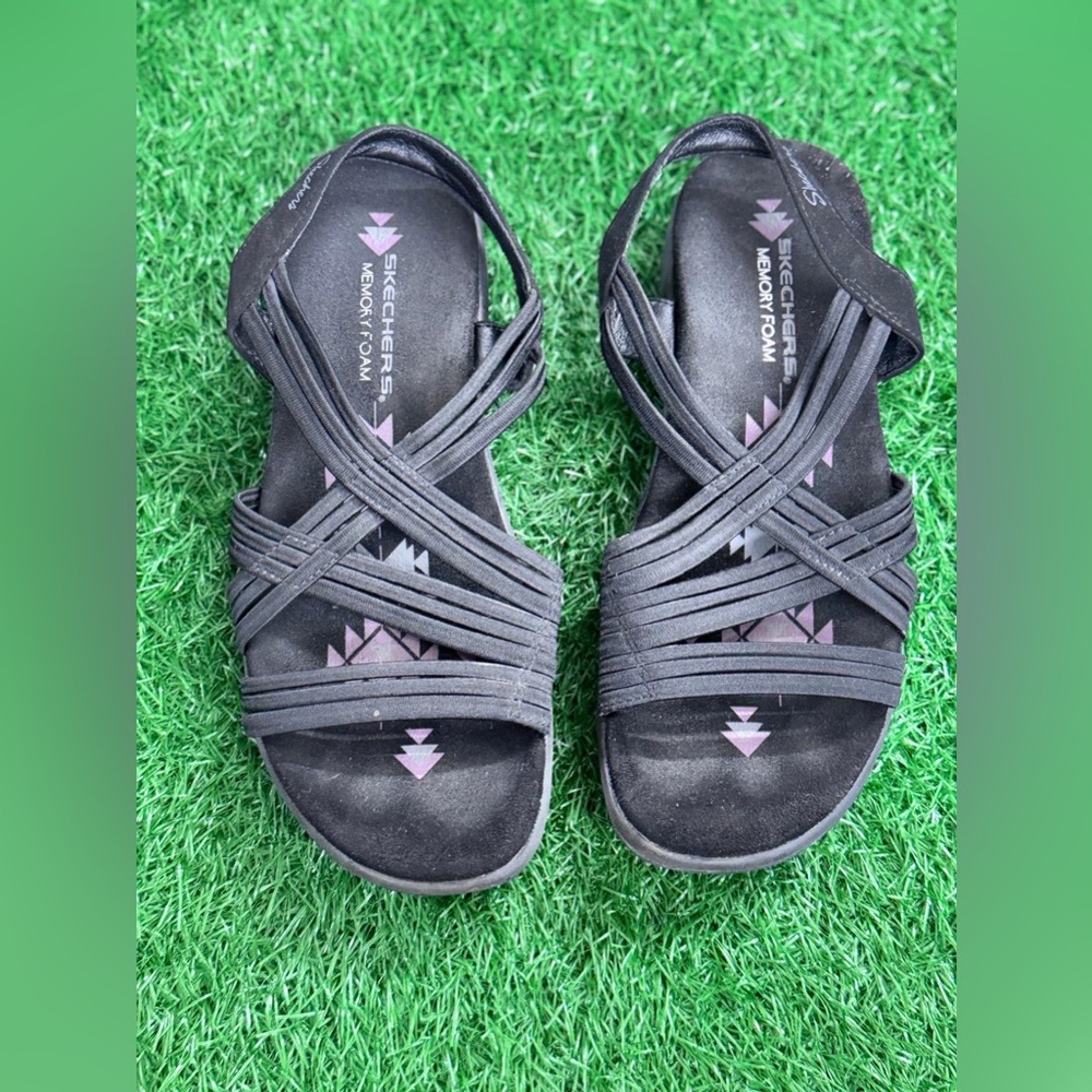Skechers Women's‎ Black Sandals Size 8
